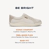 Dr. Scholl’s Be Bright(Off White Floral Embroidered Fabric)