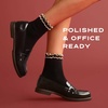 Dr. Scholl’s Hello Loafers Loafers/Moc Shoes(Black Faux Leather)