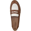 Dr. Scholl’s Hello Loafers Loafers/Moc Shoes(Honey Brown/White Faux Leather)
