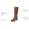 Dr. Scholl’s Joplin Riding Tall Boots(Dark Honey Brown – Medium Calf)