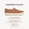 Dr. Scholl’s Shoes Women’s Madison Cloud Sneaker, Slip On Sneakers Women(Honey Brown Micro)