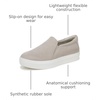 Dr. Scholl’s Shoes Women’s Madison Cloud Sneaker, Slip On Sneakers Women(Oyster Grey Micro)