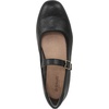 Dr. Scholl’s Shoes Women’s Wexley Jane Mary Jane Flats, Comfortable Flats(Black Faux Leather)