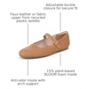 Dr. Scholl’s Shoes Women’s Wexley Jane Mary Jane Flats, Comfortable Flats(Camelot Brown Microfiber Perforated)