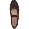 Dr. Scholl’s Shoes Women’s Wexley Jane Mary Jane Flats, Comfortable Flats(Dark Umber Brown Stud Microsuede)