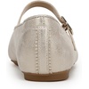 Dr. Scholl’s Shoes Women’s Wexley Jane Mary Jane Flats, Comfortable Flats(Light Gold Metallic Faux Leather)
