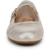 Dr. Scholl’s Shoes Women’s Wexley Jane Mary Jane Flats, Comfortable Flats(Light Gold Metallic Faux Leather)