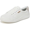Dr. Scholl’s Be Bright(White Faux Leather/Oyster Grey)