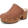 Dr. Scholl’s Classic Joy Mule/Clog Shoes(Honey Brown Microsuede)