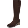 Dark Umber Brown Microsuede
