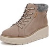 Dr. Scholl’s Nice Day Max Alpine Lace-Up Short Boots(Mocha Taupe Fabric)