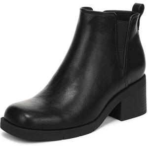Dr. Scholl’s Joplin Low Zip Short Boots(Black Legend Smooth)