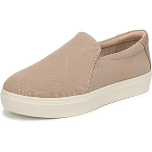 Dr. Scholl’s Shoes Women’s Madison Cloud Sneaker, Slip On Sneakers Women(Cuban Sand Beige Tan)
