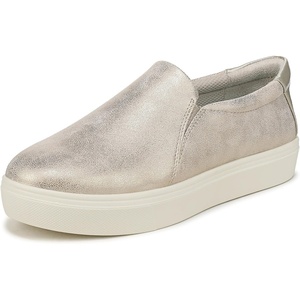 Dr. Scholl’s Shoes Women’s Madison Cloud Sneaker, Slip On Sneakers Women(Light Gold Smooth)