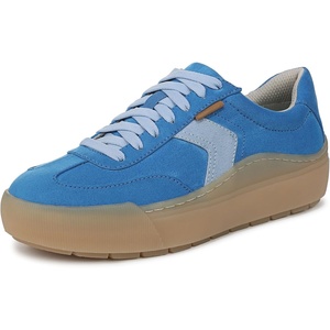 Dr. Scholl’s Shoes Women’s Time Off Win Sneaker, Retro Sneakers for Women(Beatboxing Blueberry Microsuede)