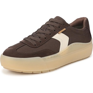 Dr. Scholl’s Shoes Women’s Time Off Win Sneaker, Retro Sneakers for Women(Chocolate Brown Microsuede)