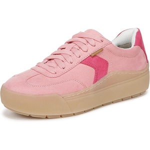 Dr. Scholl’s Shoes Women’s Time Off Win Sneaker, Retro Sneakers for Women(Pink Lemonade Microsuede)