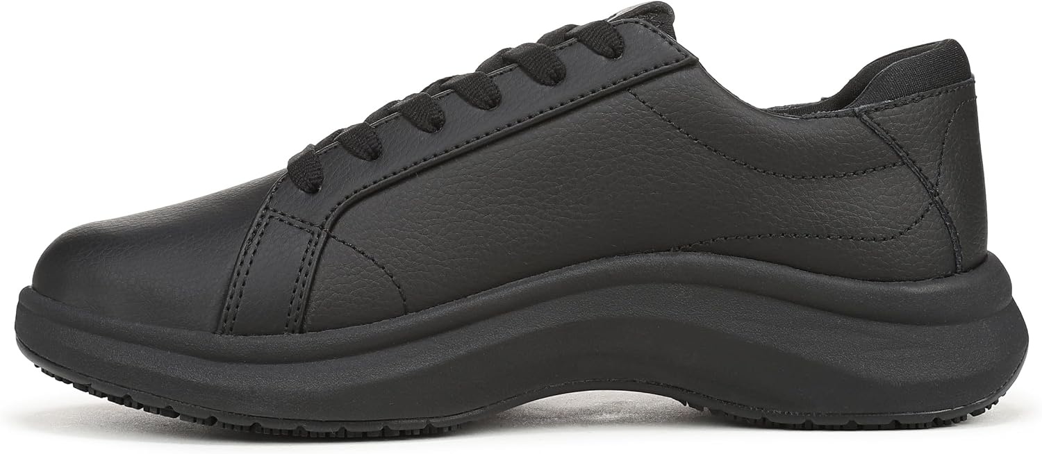 image:imageDr Scholls All Good Slip Resistant Service ShoesBlack Leather