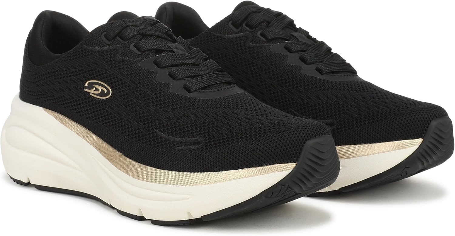 image:imageDr Scholls Walk Easy Service ShoesBlack Knit