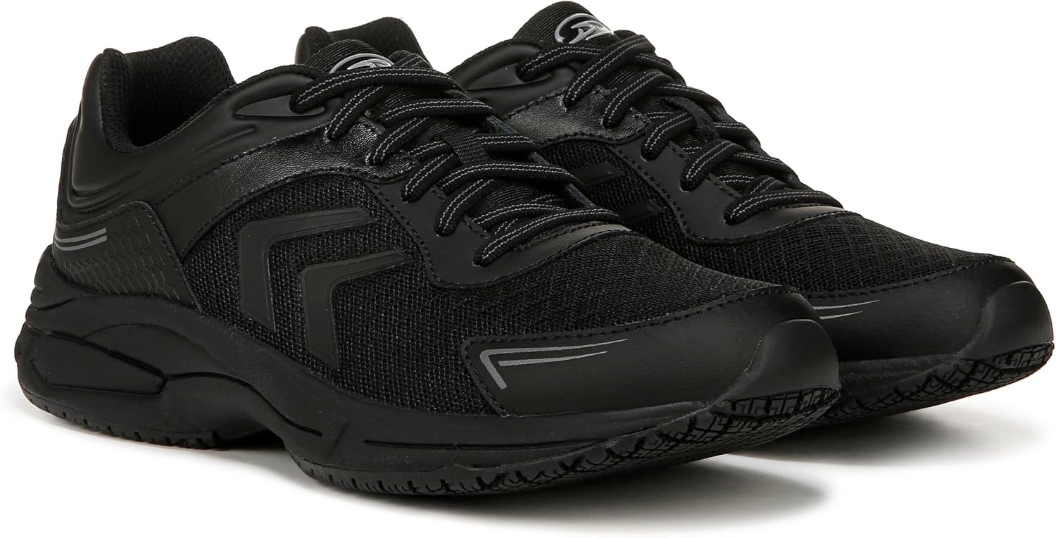 image:imageDr Scholls Womens Blaze Slip Resistant Work SneakerBlackBlack