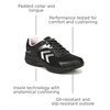 Dr. Scholl’s Womens Blaze Slip Resistant Work Sneaker(Black)