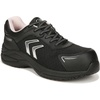 Dr.Scholl’s Shoes Womens Blaze Composite Toe(Black Leather)