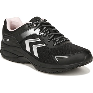 Dr. Scholl’s Womens Blaze Slip Resistant Work Sneaker(Black)