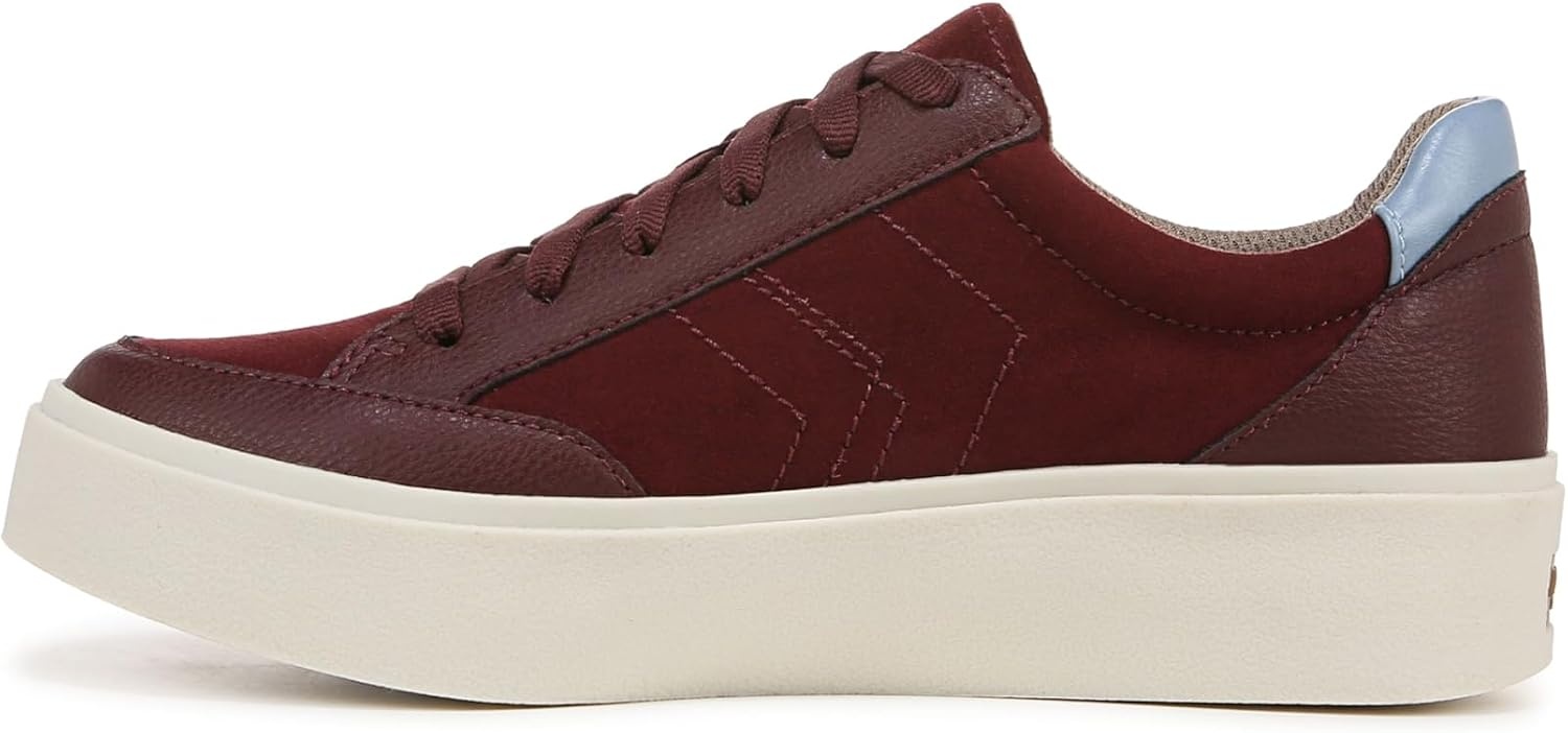 image:imageDr Scholls Shoes Womens Madison Lace Sneakers Comfortable SneakersCali Wine Microfiber