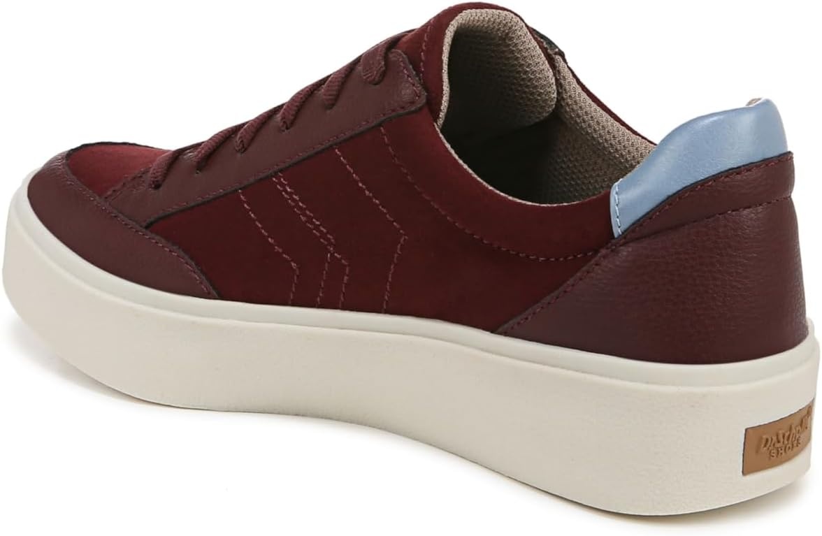 image:imageDr Scholls Shoes Womens Madison Lace Sneakers Comfortable SneakersCali Wine Microfiber