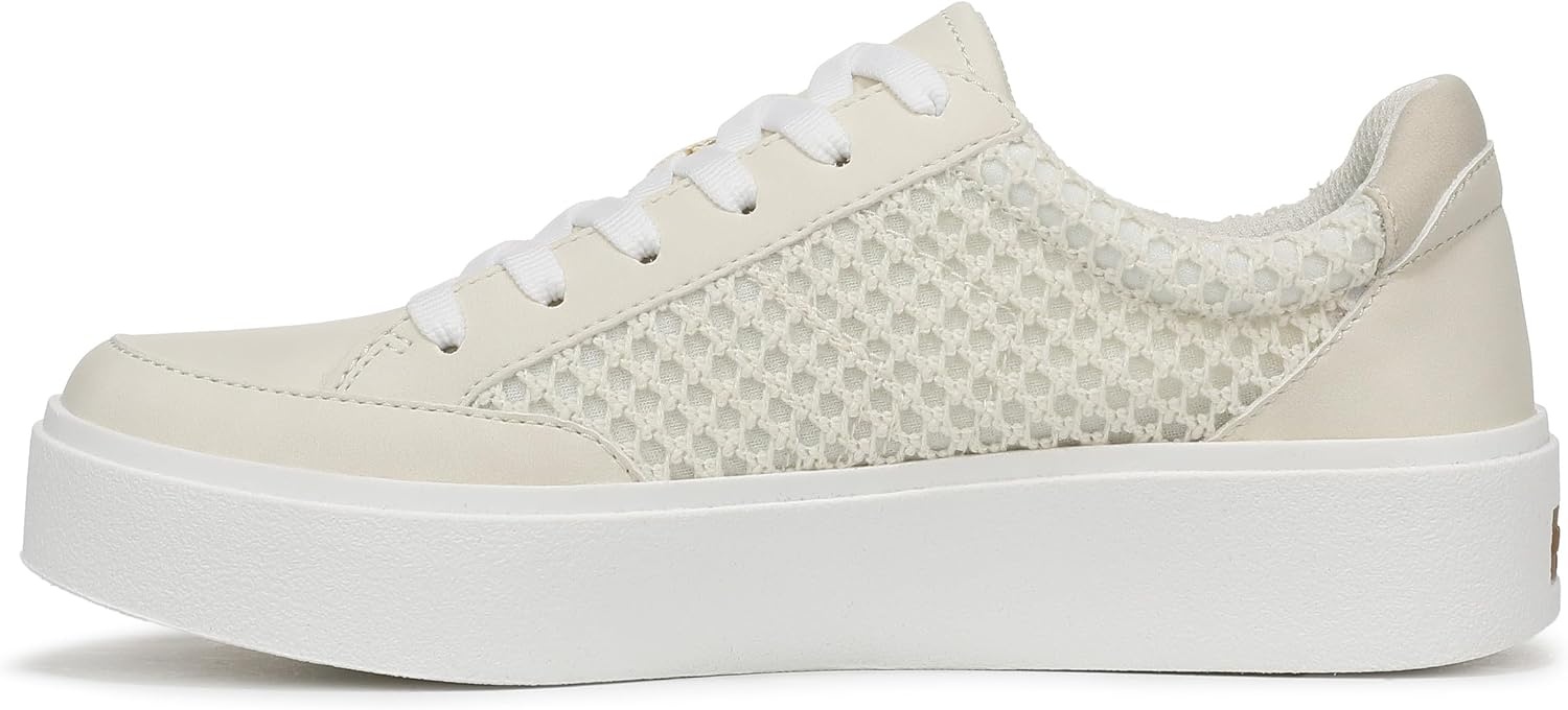 image:imageDr Scholls Shoes Womens Madison Lace Sneakers Comfortable SneakersOff White Mesh