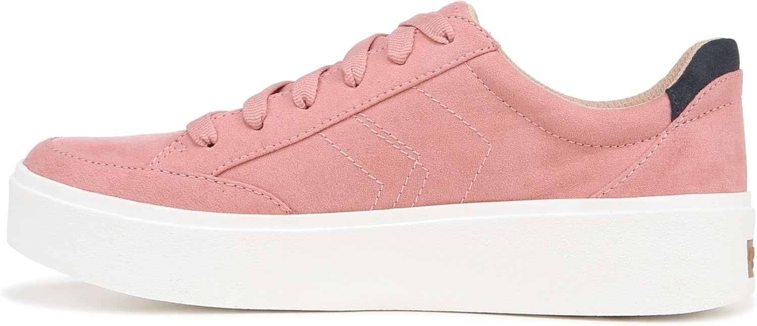 image:imageDr Scholls Shoes Womens Madison Lace Sneakers Comfortable SneakersRose Pink Microfiber