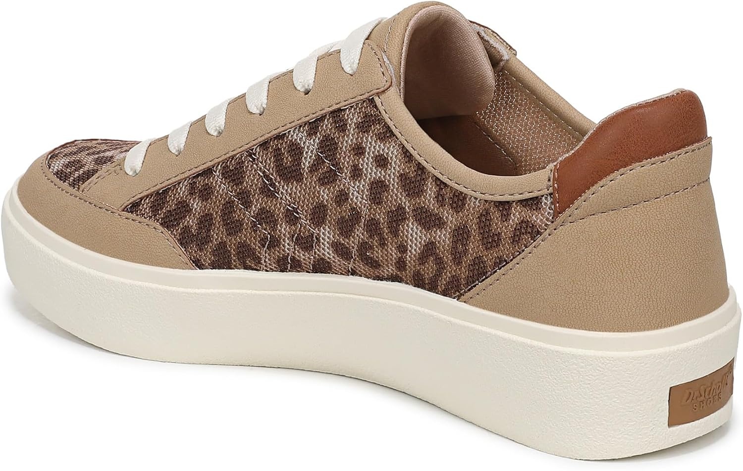 image:imageDr Scholls Shoes Womens Madison Lace Sneakers Comfortable SneakersSand Leopard Mesh