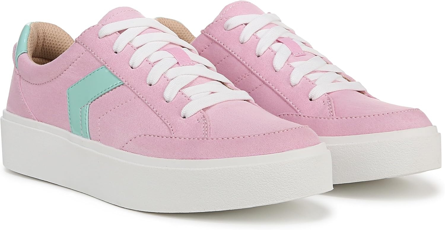 image:imageDr Scholls Shoes Womens Madison Lace Sneakers Comfortable SneakersSweet Pink Microfiber