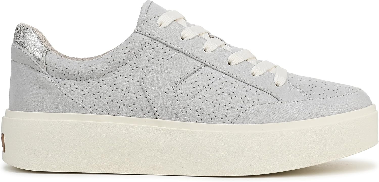image:imageDr Scholls Shoes Womens Madison Lace Sneakers Comfortable SneakersVapor Grey Perf Microfiber
