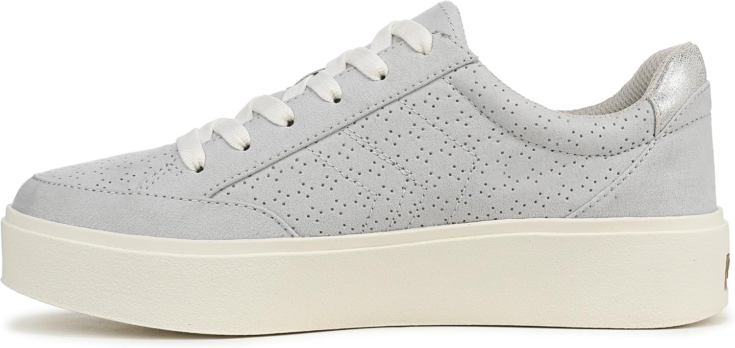 image:imageDr Scholls Shoes Womens Madison Lace Sneakers Comfortable SneakersVapor Grey Perf Microfiber