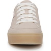 Dr. Scholl’s Shoes Women’s Madison Lace Sneakers, Comfortable Sneakers(Beige Pink Faux Leather)