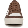 Dr. Scholl’s Shoes Women’s Madison Lace Sneakers, Comfortable Sneakers(Off White/Brown Faux Leather)