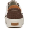 Dr. Scholl’s Shoes Women’s Madison Lace Sneakers, Comfortable Sneakers(Off White/Brown Faux Leather)