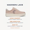 Dr. Scholl’s Shoes Women’s Madison Lace Sneakers, Comfortable Sneakers(Rose Dust Pink Leopard)