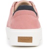 Dr. Scholl’s Shoes Women’s Madison Lace Sneakers, Comfortable Sneakers(Rose Pink Microfiber)
