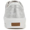 Dr. Scholl’s Shoes Women’s Madison Lace Sneakers, Comfortable Sneakers(Silver Metallic)