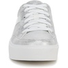 Dr. Scholl’s Shoes Women’s Madison Lace Sneakers, Comfortable Sneakers(Silver Metallic)