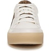 Dr. Scholl’s Shoes Women’s Madison Lace Sneakers, Comfortable Sneakers(White Leopard Accent)