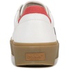 Dr. Scholl’s Shoes Women’s Madison Lace Sneakers, Comfortable Sneakers(White Nylon and Faux Leather)