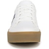 Dr. Scholl’s Shoes Women’s Madison Lace Sneakers, Comfortable Sneakers(White Nylon and Faux Leather)