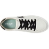 Dr. Scholl’s Shoes Women’s Madison Lace Sneakers, Comfortable Sneakers(White/Black Smooth)