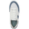 Dr. Scholl’s Shoes Women’s Madison Lace Sneakers, Comfortable Sneakers(White/Blue Denim)