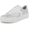 Dr. Scholl’s Shoes Women’s Madison Lace Sneakers, Comfortable Sneakers(Silver Metallic)