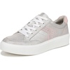 Dr. Scholl’s Shoes Women’s Madison Lace Sneakers, Comfortable Sneakers(Silver/Pink Metallic Sparkle)