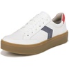 White Nylon and Faux Leather